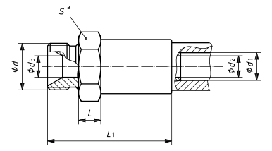 Штуцер шланга с наружной резьбой Прямой (S)