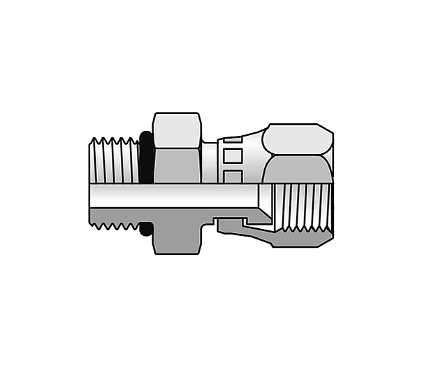 JIC SAE ORB Stud Фитинги Поворотный прямой разъем