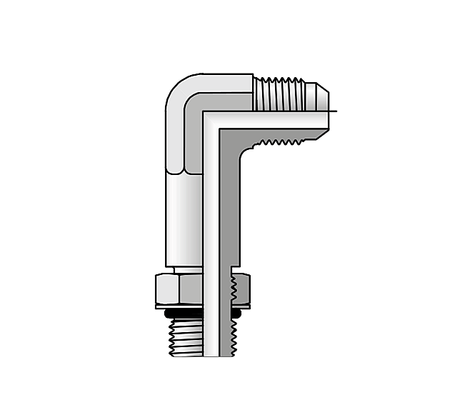 JIC SAE ORB Stud Fittings Колено длинный соединитель 