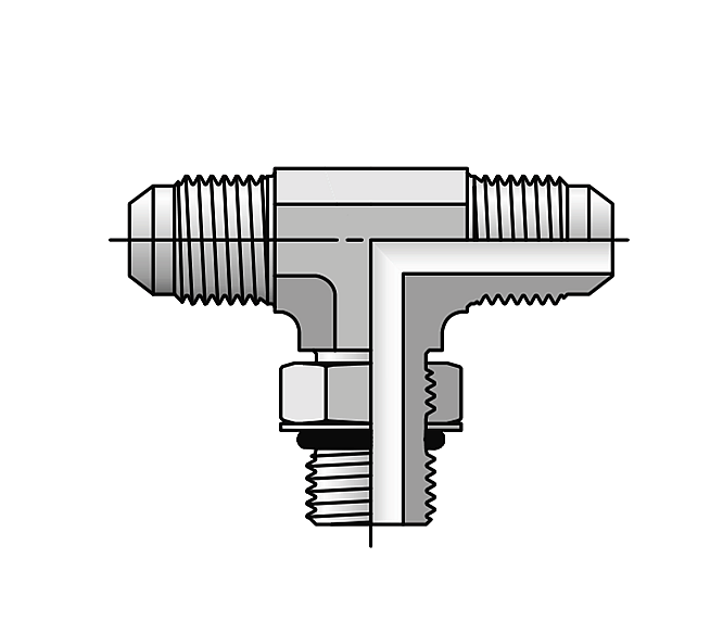 JIC SAE ORB Stud Fittings Тройник ответвления